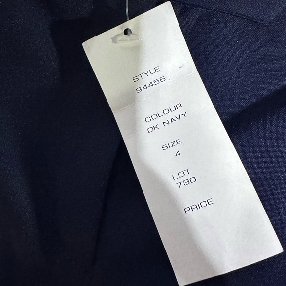 French Connection Women's Minar Pleated Trousers NWT Size 4 Navy Blue - Picture 15 of 16